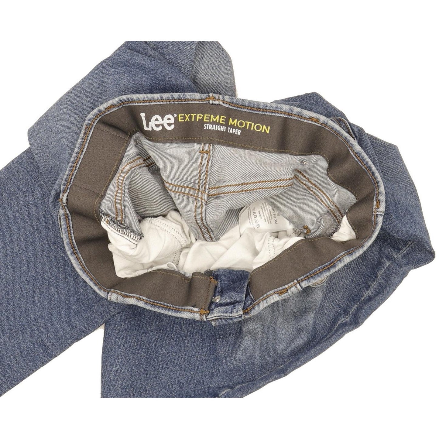 Lee Men Blue Tapered Regular Jeans W34 L30