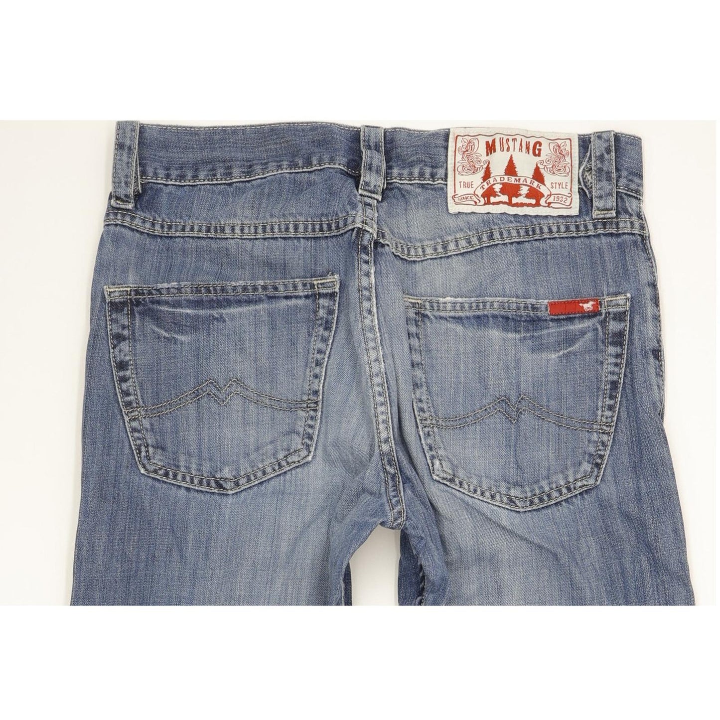 Mustang Men Blue Bootcut Regular Jeans W30 L32