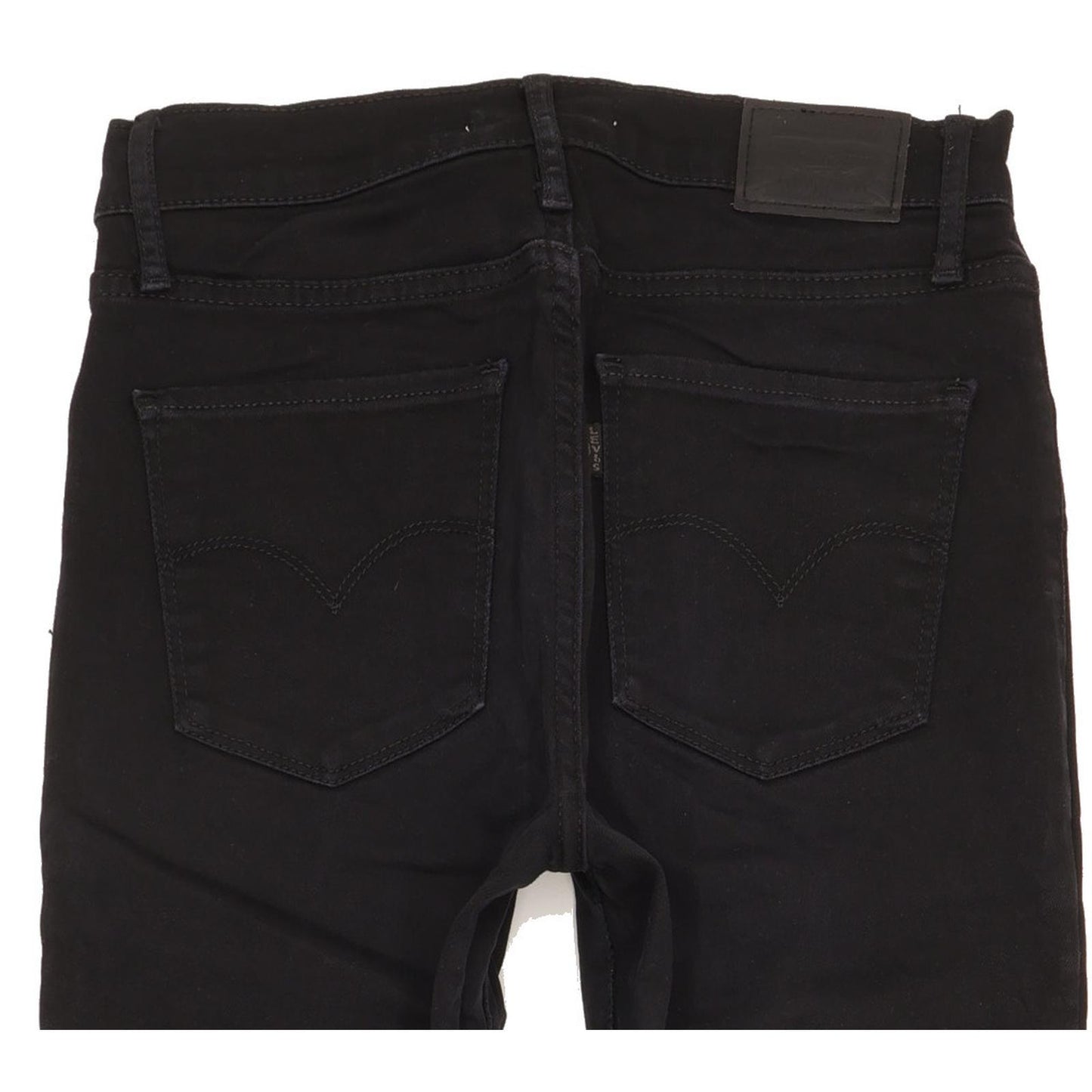 Levi's 724 Women Black Straight Slim Stretch Jeans W27 L29