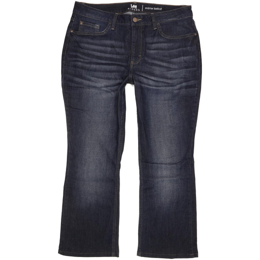 Lee Riders Blue Bootcut Slim Stretch Jeans High Waisted W34 L26