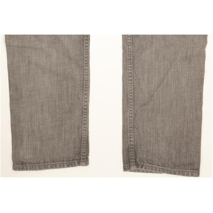 Levi's 508 Men Grey Straight Slim Stretch Jeans W34 L33