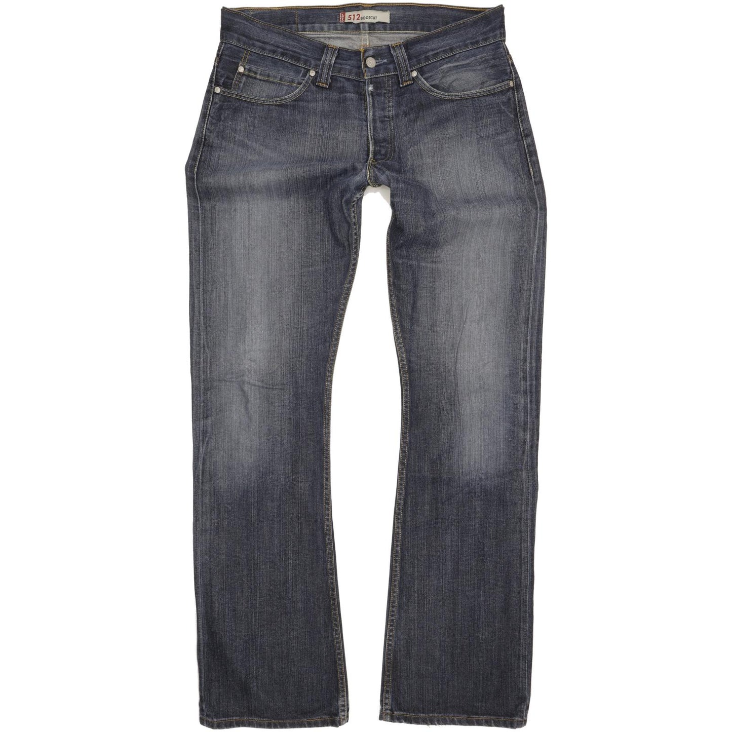 Levi's 512 Blue Bootcut Slim Jeans High Waisted W34 L36