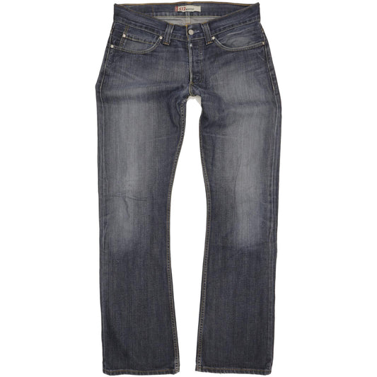 Levi's 512 Blue Bootcut Slim Jeans High Waisted W34 L36