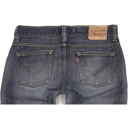 Levi's 512 Blue Bootcut Slim Jeans High Waisted W34 L36