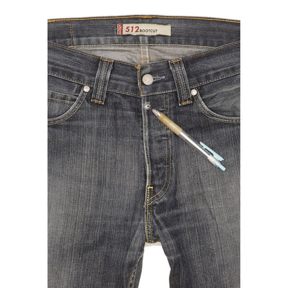 Levi's 512 Blue Bootcut Slim Jeans High Waisted W34 L36