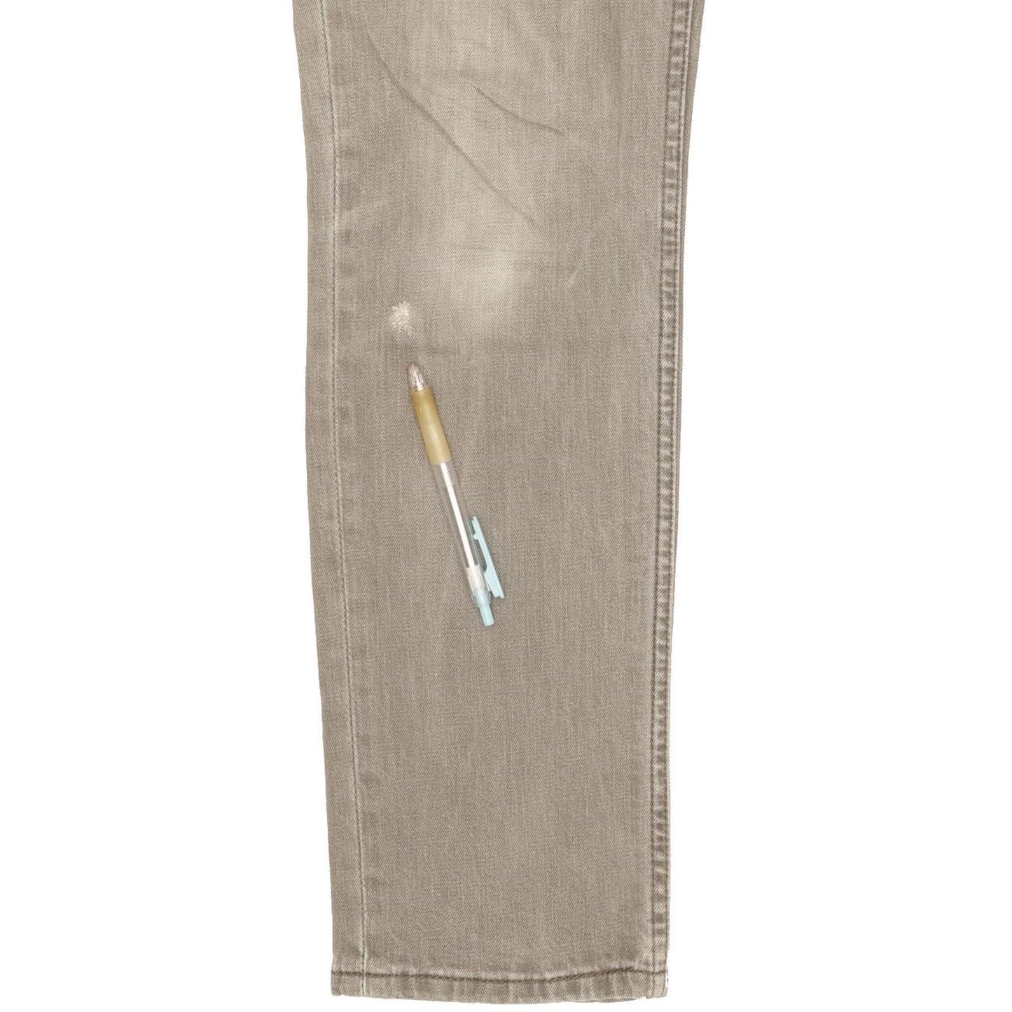 Levi's 511 Men Grey Straight Slim Stretch Jeans W33 L32