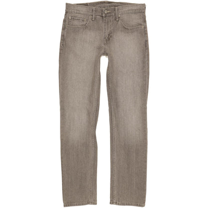 Levi's 511 Men Grey Straight Slim Stretch Jeans W32 L31