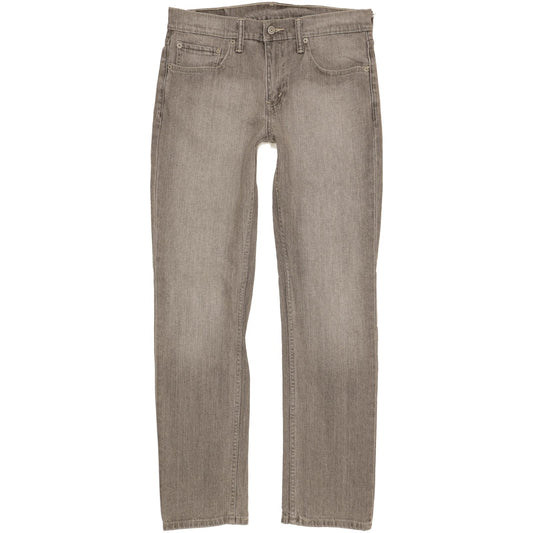 Levi's 511 Men Grey Straight Slim Stretch Jeans W32 L31