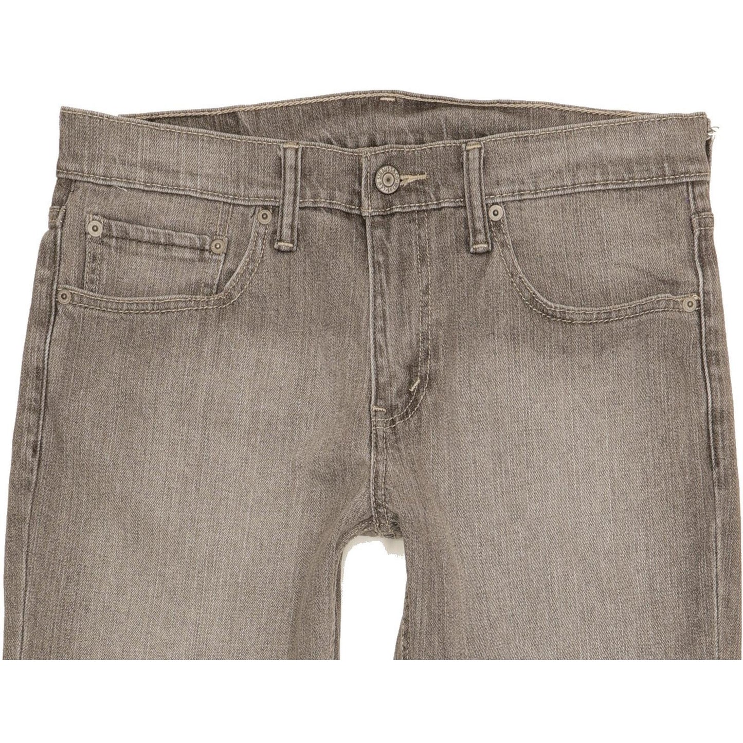 Levi's 511 Men Grey Straight Slim Stretch Jeans W32 L31
