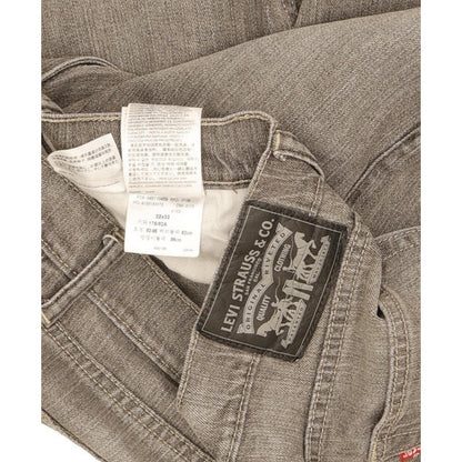 Levi's 511 Men Grey Straight Slim Stretch Jeans W32 L31