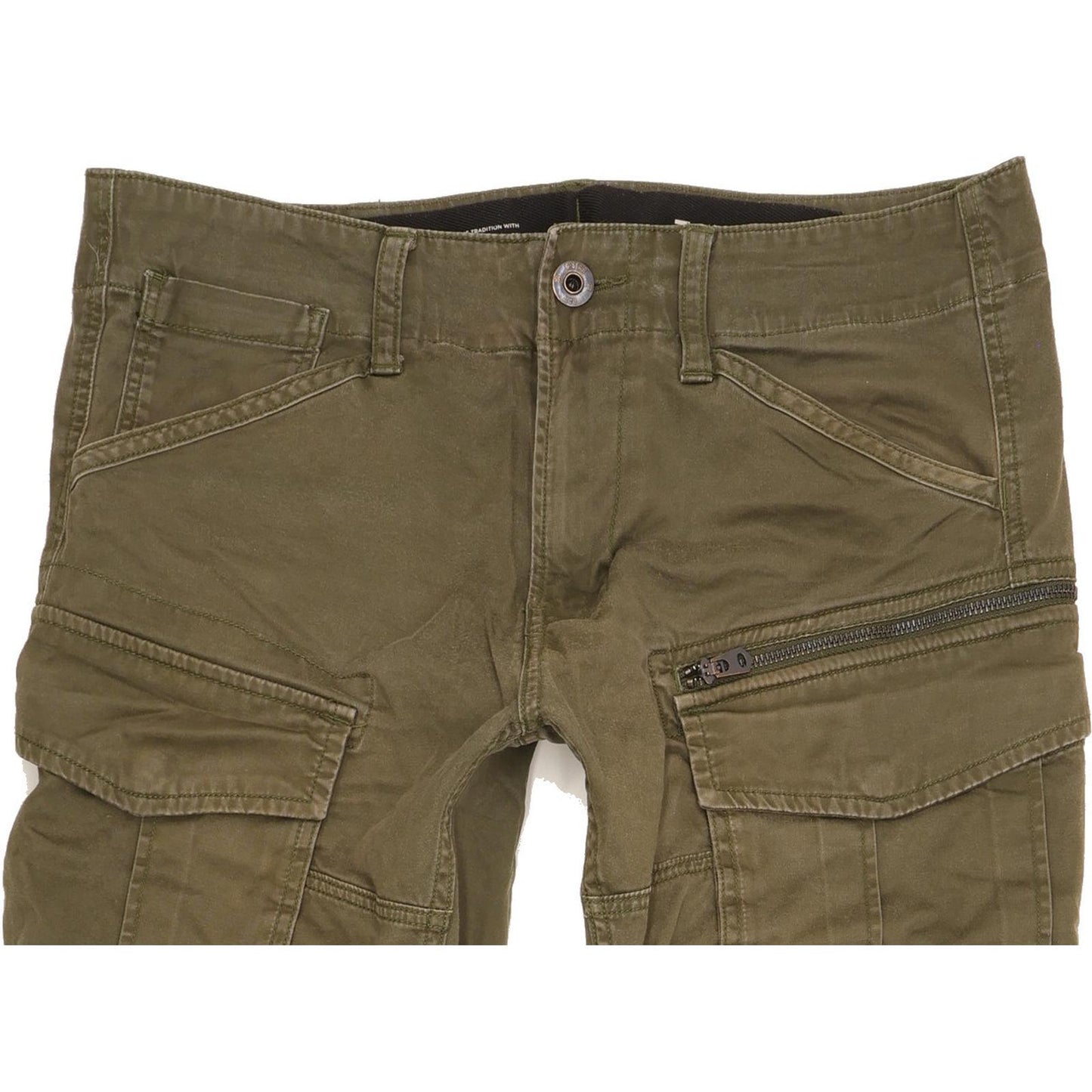 G-Star Rovic 3D Men Green Tapered Regular Stretch Jeans W31 L32