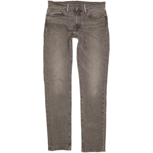 Levi's 511 Men Grey Straight Slim Stretch Jeans W32 L34