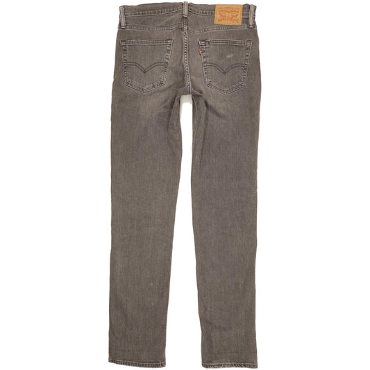 Levi's 511 Men Grey Straight Slim Stretch Jeans W32 L34