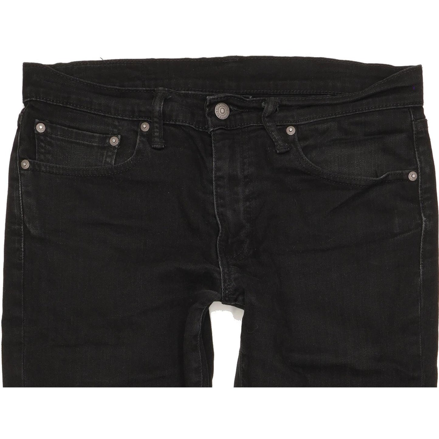 Levi's 511 Men Black Straight Slim Stretch Jeans W32 L29