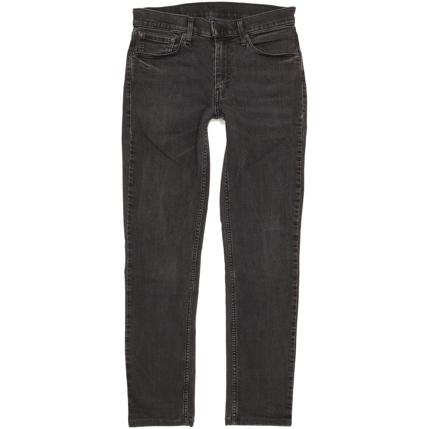 Levi's 511 Men Black Straight Slim Stretch Jeans W32 L32