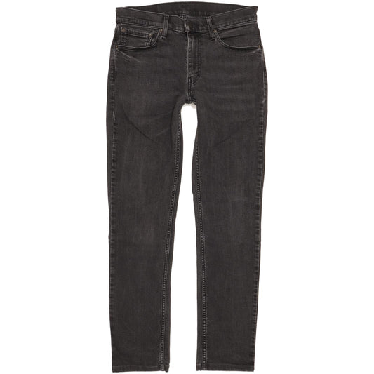 Levi's 511 Men Black Straight Slim Stretch Jeans W32 L32