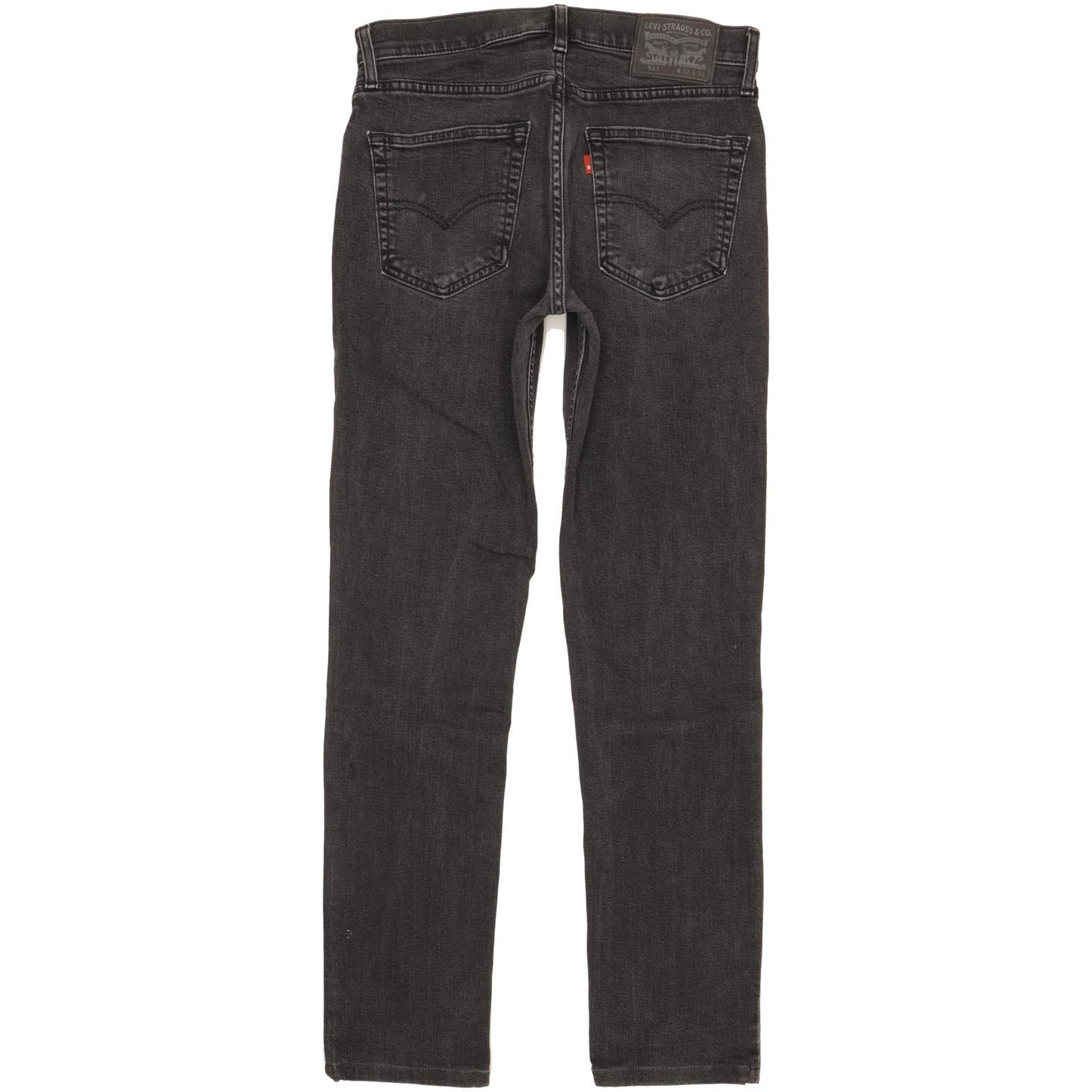 Levi's 511 Men Black Straight Slim Stretch Jeans W32 L32