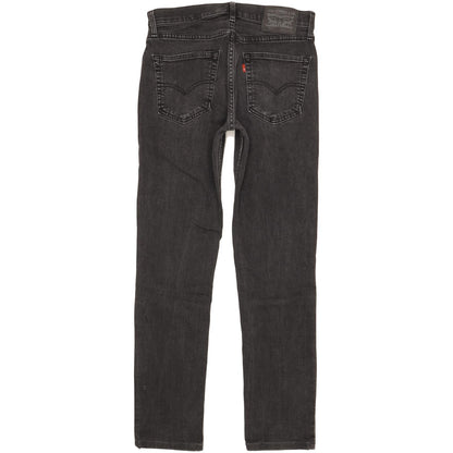 Levi's 511 Men Black Straight Slim Stretch Jeans W32 L32