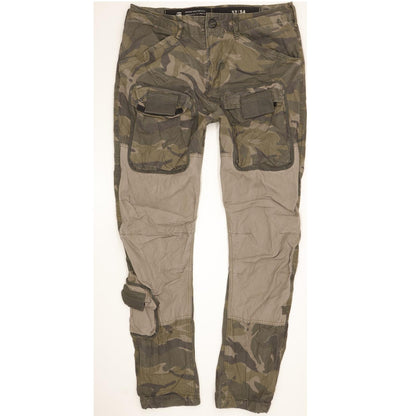 G-Star 3D Cargo Men Green Tapered Loose Jeans W32 L34