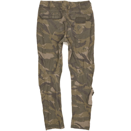 G-Star 3D Cargo Men Green Tapered Loose Jeans W32 L34