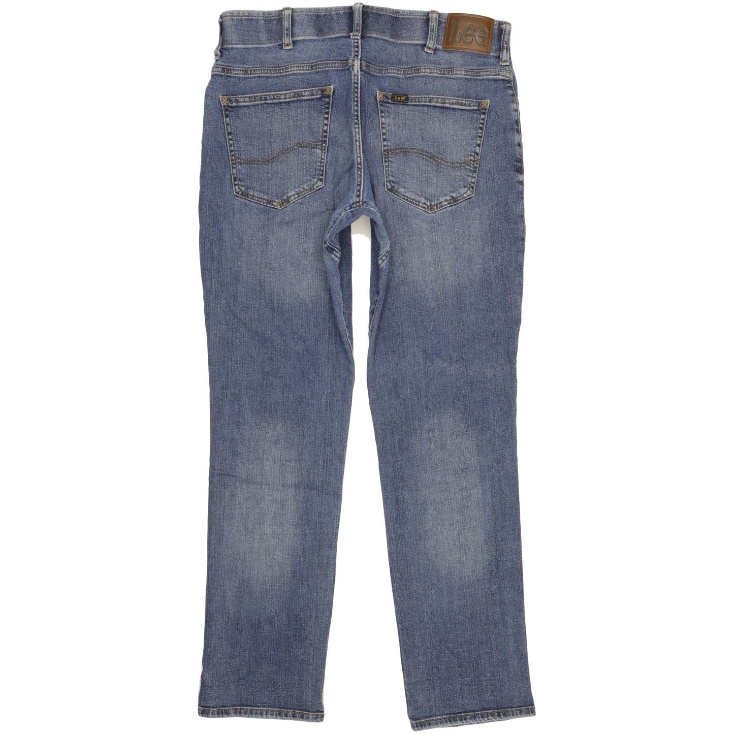 Lee Men Blue Tapered Regular Stretch Jeans W34 L31