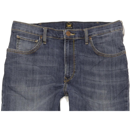 Lee Brooklyn Men Blue Straight Regular Stretch Jeans W36 L34