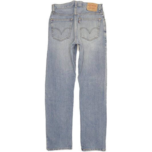 Levi's 505 Men Blue Straight Regular Jeans W32 L34