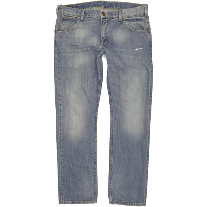 Lee Zed Men Blue Straight Regular Jeans W36 L32