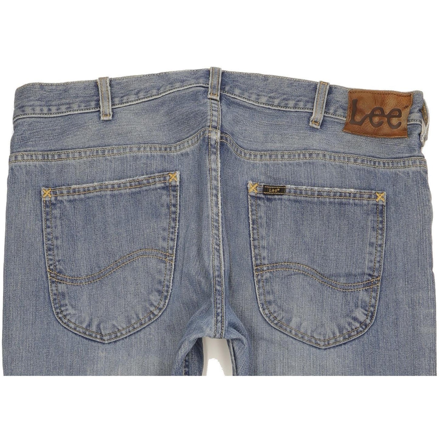 Lee Zed Men Blue Straight Regular Jeans W36 L32