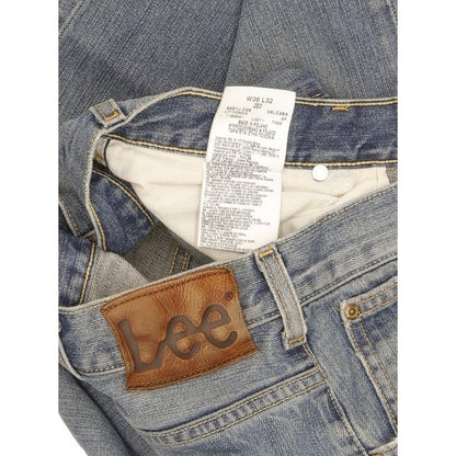 Lee Zed Men Blue Straight Regular Jeans W36 L32