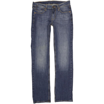 Mustang Oregon Women Blue Straight Slim Stretch Jeans W30 L34
