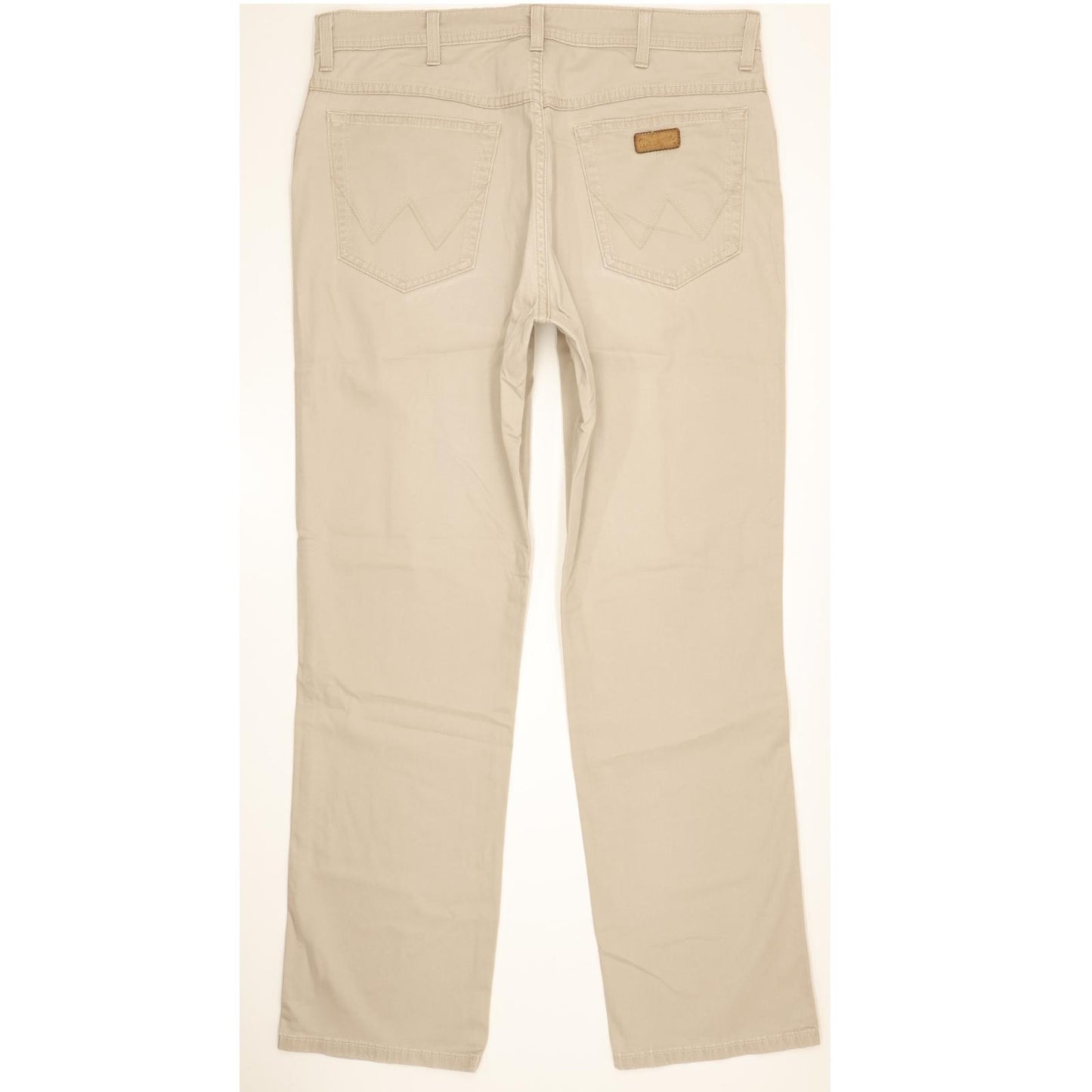 Wrangler Texas Men Beige Straight Regular Stretch Jeans W36 L32