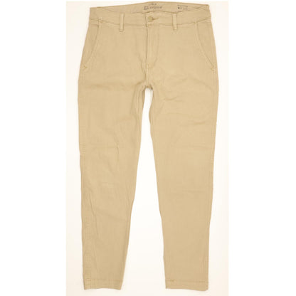 Levi's Men Beige Tapered Slim Chino Stretch Jeans W32 L29
