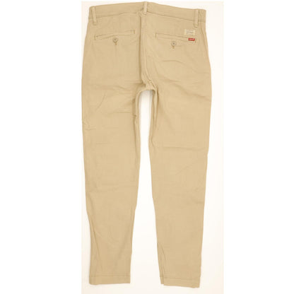 Levi's Men Beige Tapered Slim Chino Stretch Jeans W32 L29