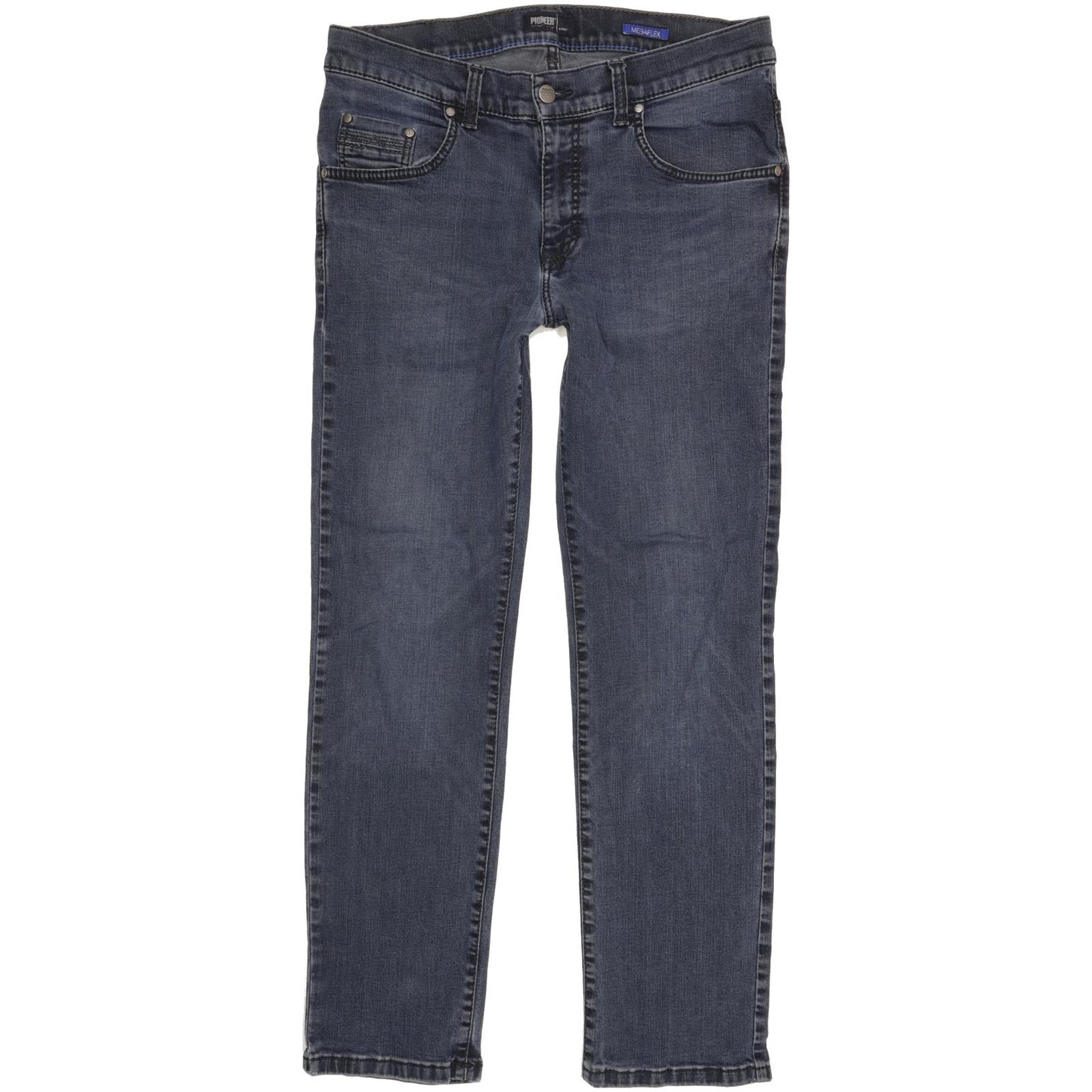 Pioneer Rando Men Blue Straight Regular Stretch Jeans W34 L30