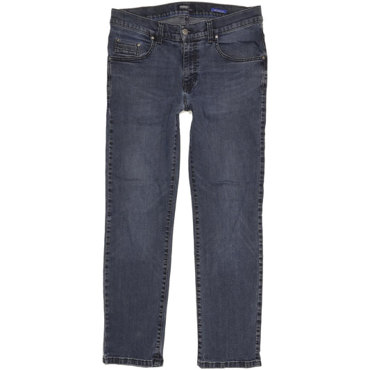 Pioneer Rando Men Blue Straight Regular Stretch Jeans W34 L30