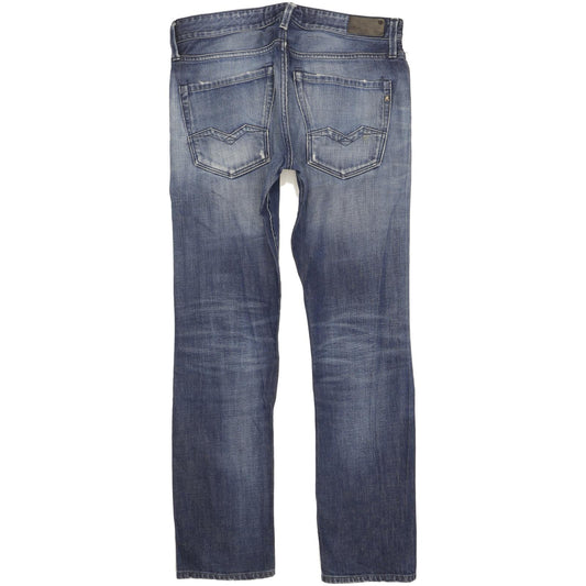 Replay Waitom Men Blue Straight Regular Jeans W32 L32