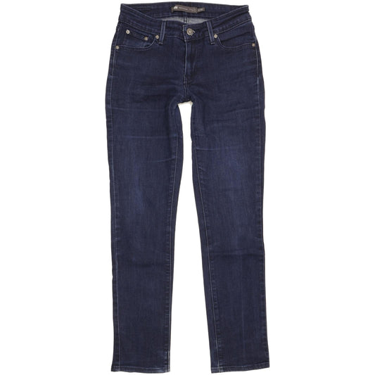 Levi's Demi Curve Women Blue Straight Classic Stretch Jeans W26 L29