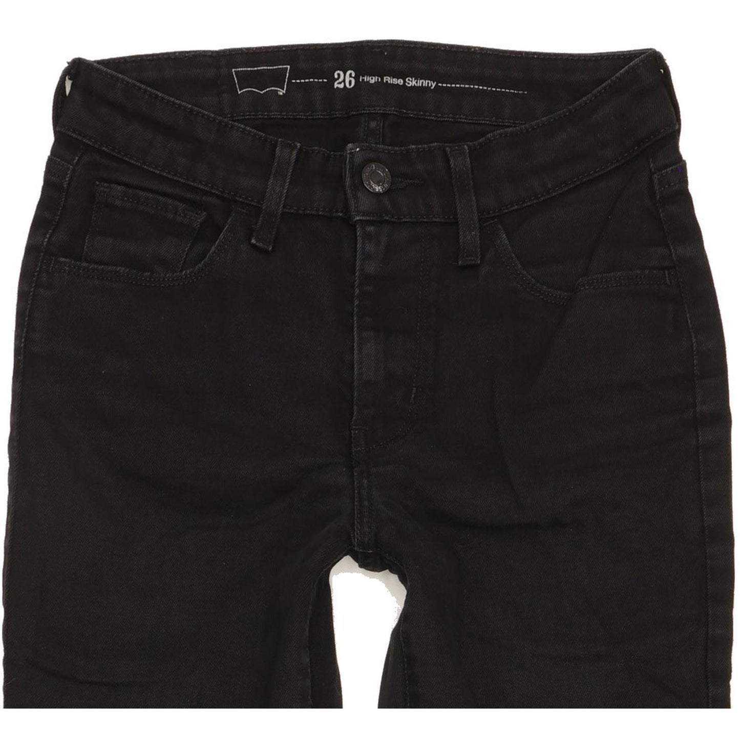 Levi's Women Black Skinny Slim Stretch Jeans W26 L30