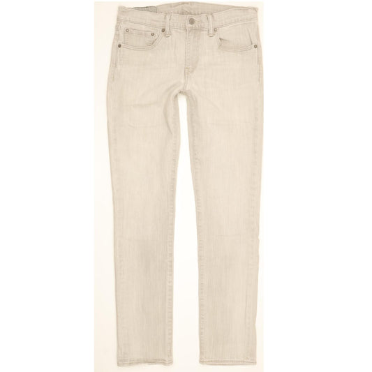 Levi's 511 Men Grey Straight Slim Stretch Jeans W31 L31