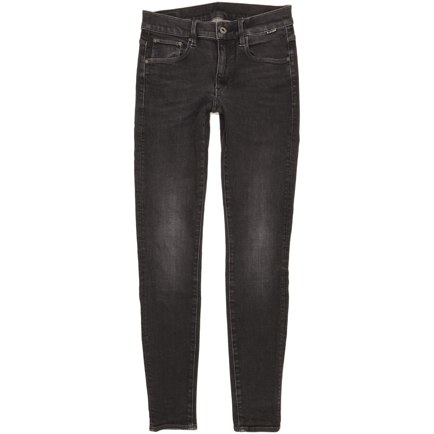 G-Star 3301 Women Black Skinny Slim Stretch Jeans W28 L32