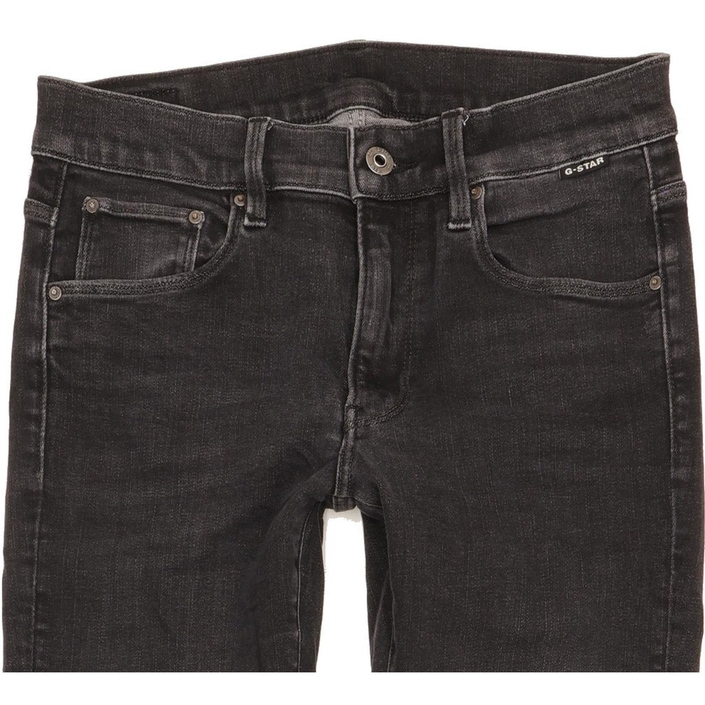 G-Star 3301 Women Black Skinny Slim Stretch Jeans W28 L32