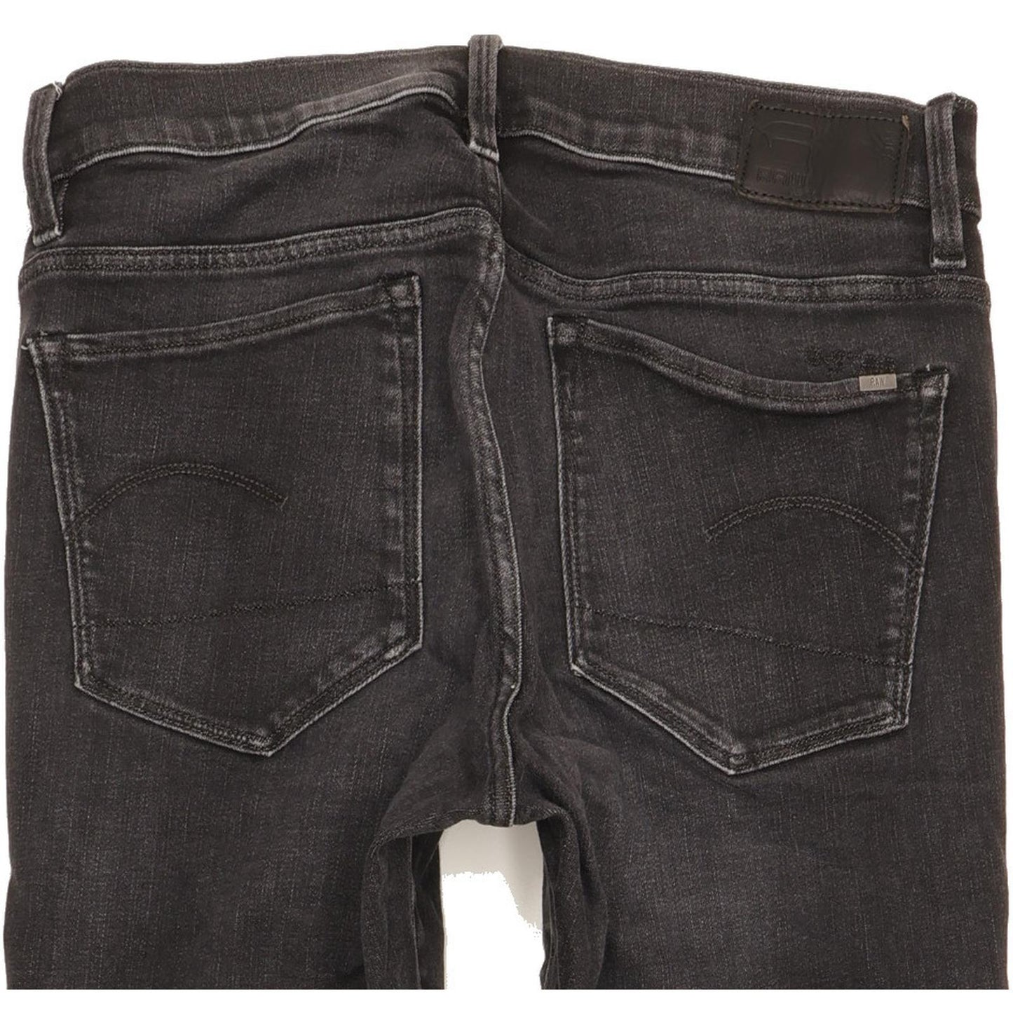 G-Star 3301 Women Black Skinny Slim Stretch Jeans W28 L32