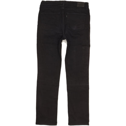 Levi's 724 Black Straight Slim Stretch Jeans High Waisted W31 L30