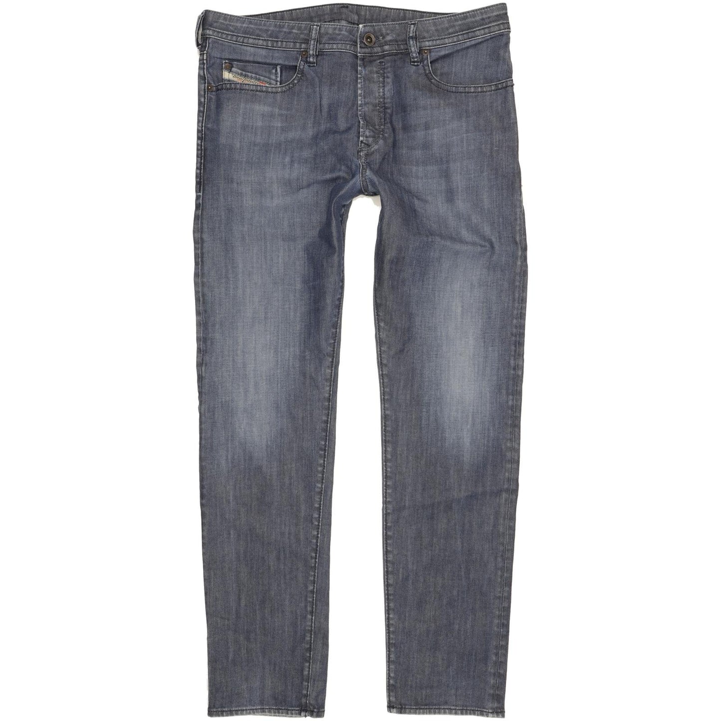 Diesel Buster Men Blue Tapered Regular Stretch Jeans W34 L32