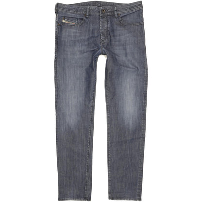 Diesel Buster Men Blue Tapered Regular Stretch Jeans W34 L32