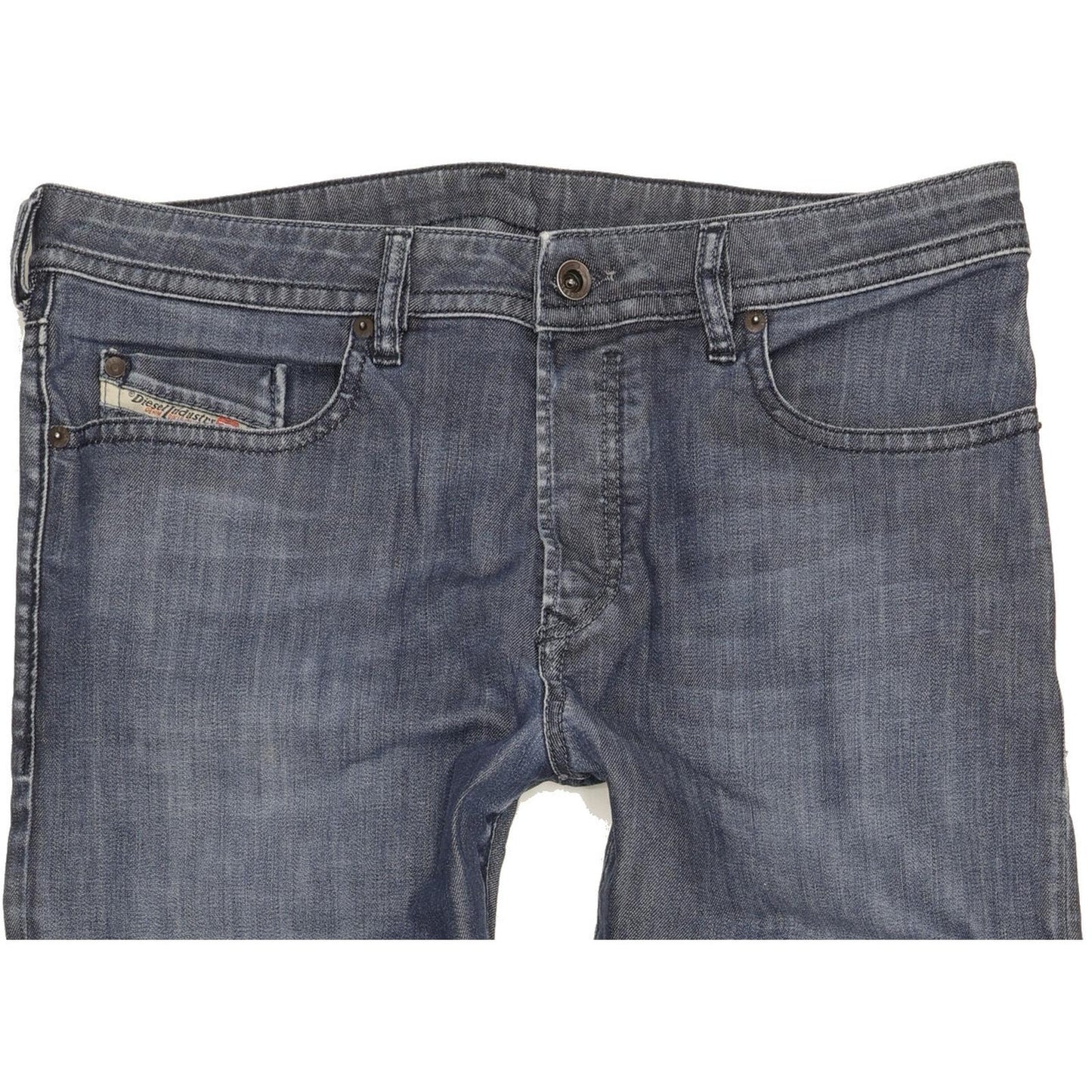 Diesel Buster Men Blue Tapered Regular Stretch Jeans W34 L32