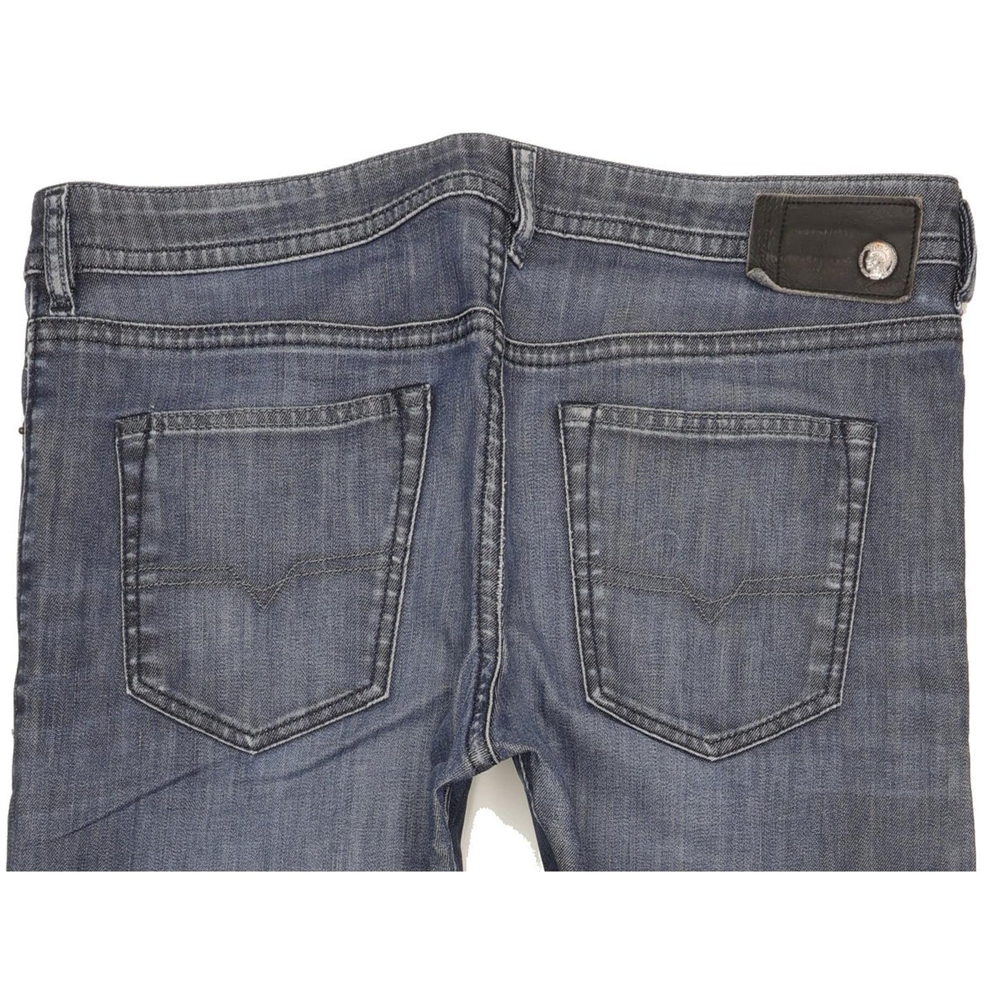 Diesel Buster Men Blue Tapered Regular Stretch Jeans W34 L32