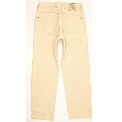 Diesel Saddle Baggy Men Beige Tapered Relaxed Jeans W33 L32