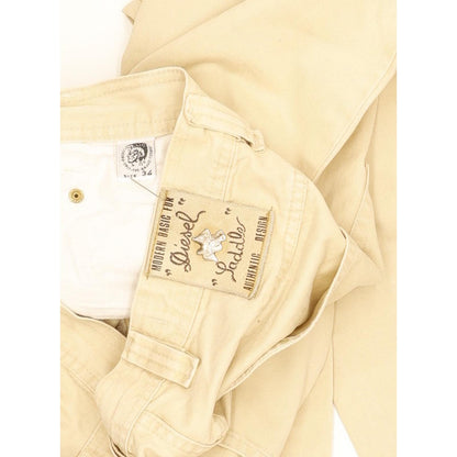 Diesel Saddle Baggy Men Beige Tapered Relaxed Jeans W33 L32